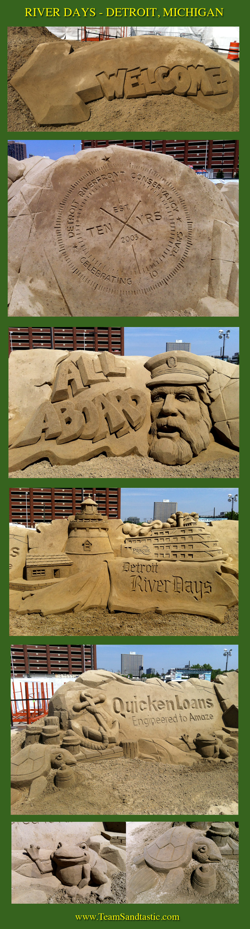 Riverdays Sand Sculpture